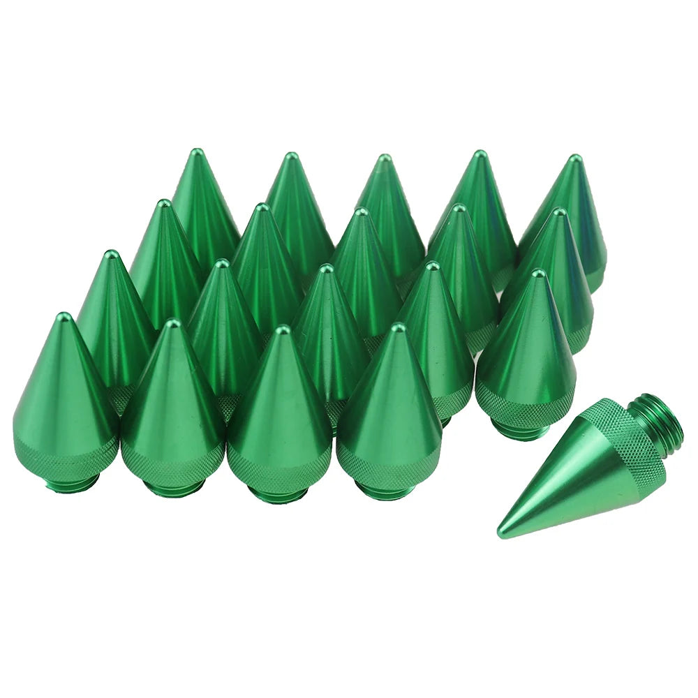 '17cm aluminum tuner wheels with 1.5in spikes — fits A4/A5/A6 models. Spear design.'