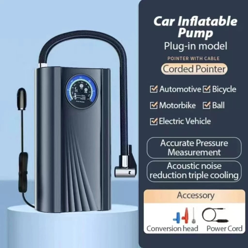 Portable Inflatable Air Pump Car Tire Inflator - JustUsRacers