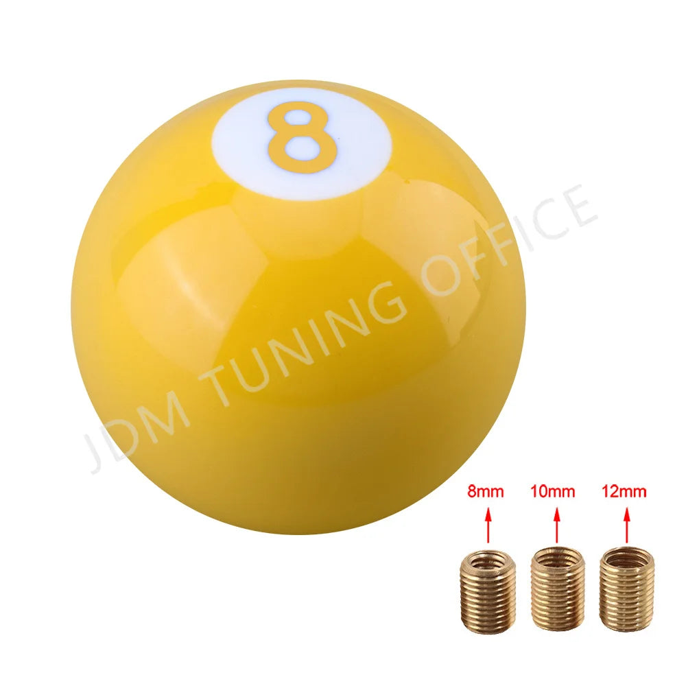 Car Gear Shift Knob Billiard 8-Ball Style - JustUsRacers