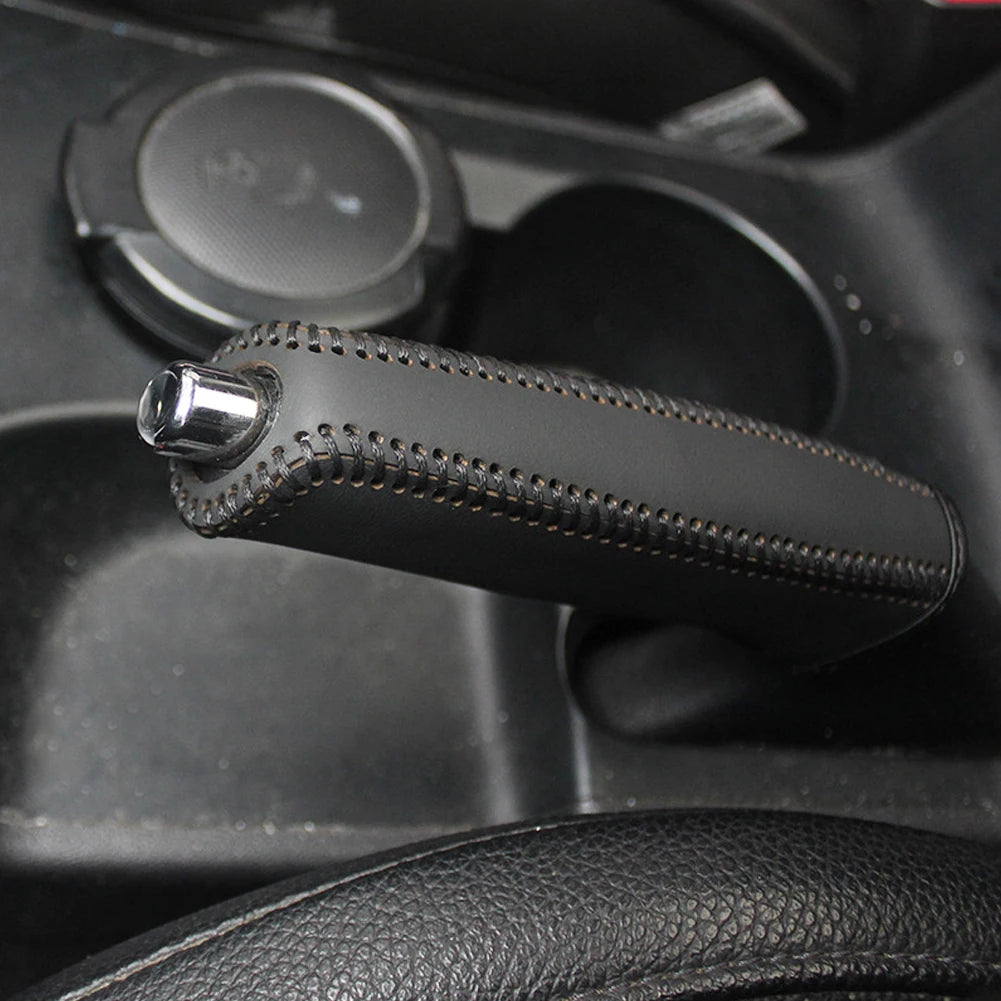 PU Leather Car Handbrake and Gear Shift Cover - JustUsRacers