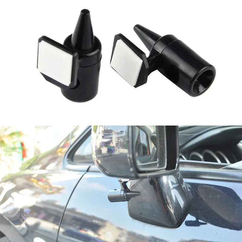 Six pack of weather-resistant car deer whistles, protect sideview mirrors on various makes and models.