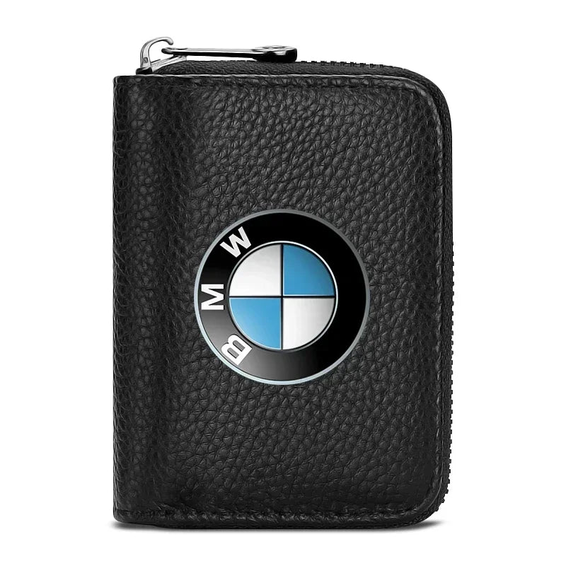 "BMW E36 E39 E46 Leather Wallet: Genuine BMW leather wallet for storing cards and licenses."