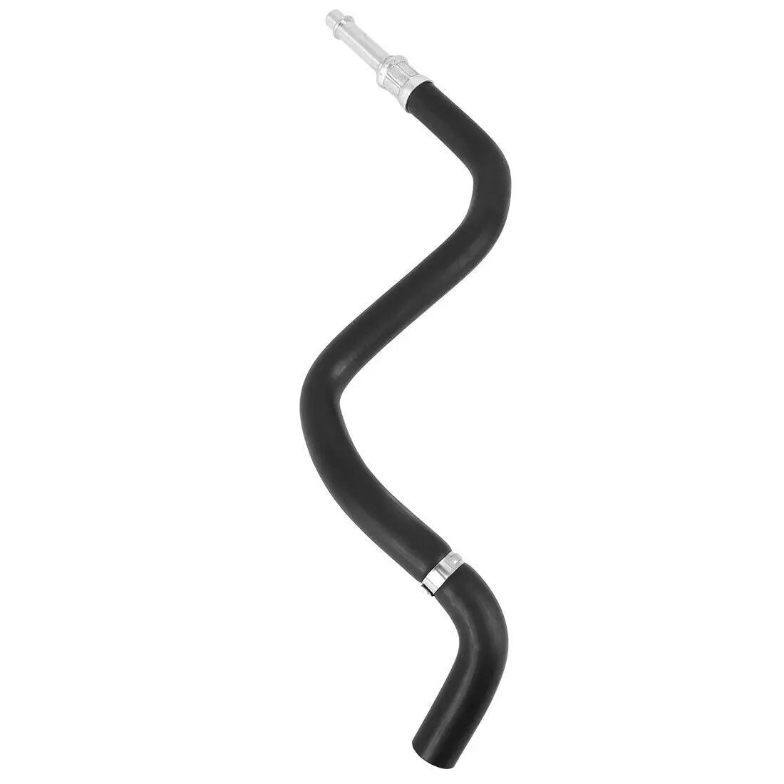 Black BMW exhaust pipe against a white background. Fits models E36, E46, E30, 323i, 328i, 330i.