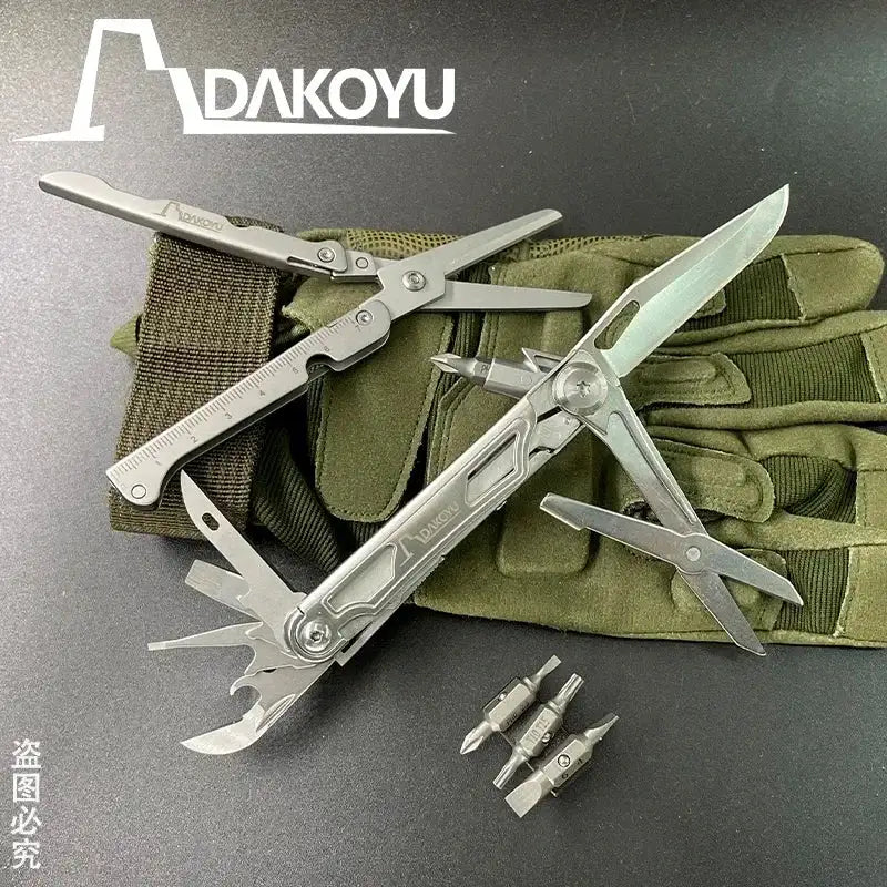 DAKOYU 14-in-1 Mini Portable Multifunctional EDC Multi Tool - JustUsRacers