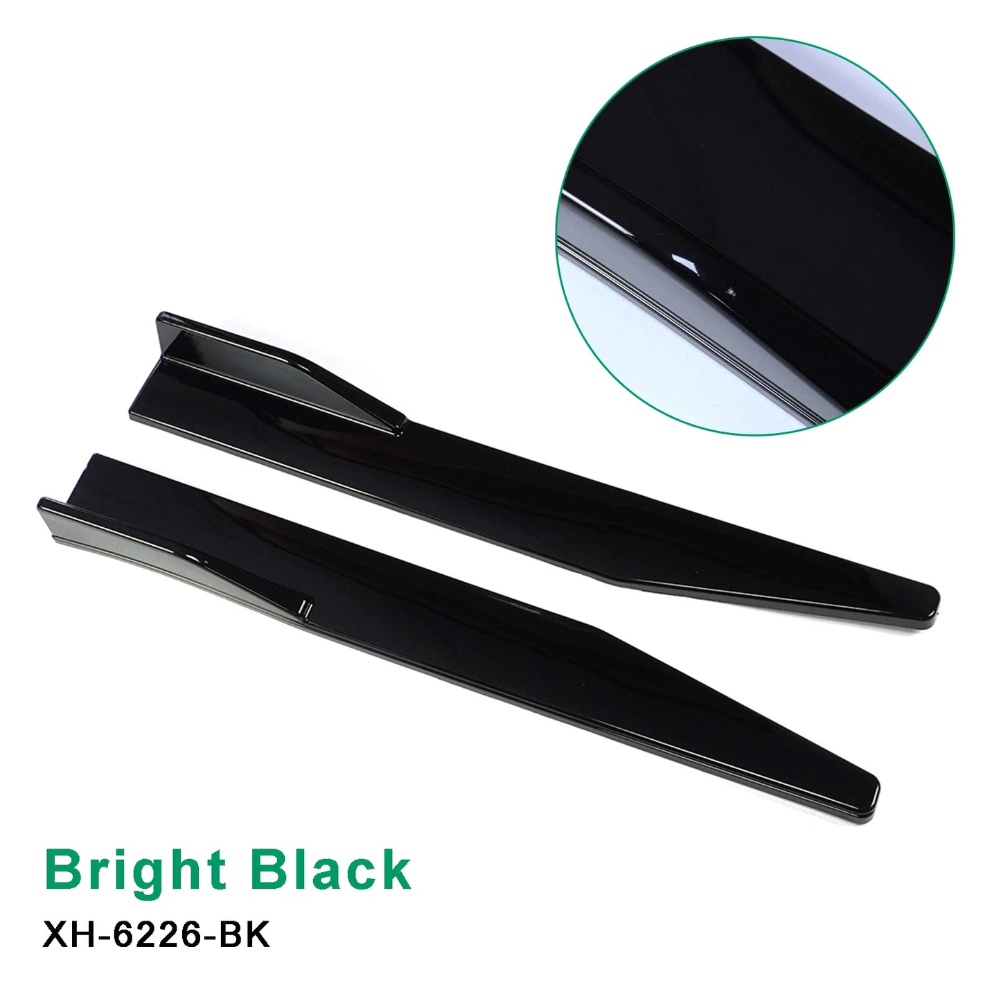 2PCS Car Side Skirts Universal 86cm - JustUsRacers