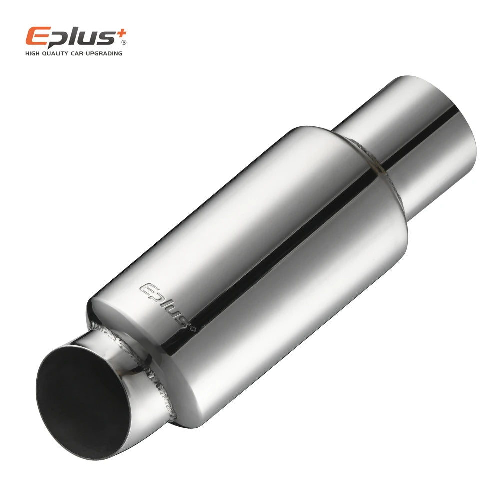 EPLUS Universal Stainless Steel Exhaust Muffler Tail Pipe Tip - JustUsRacers