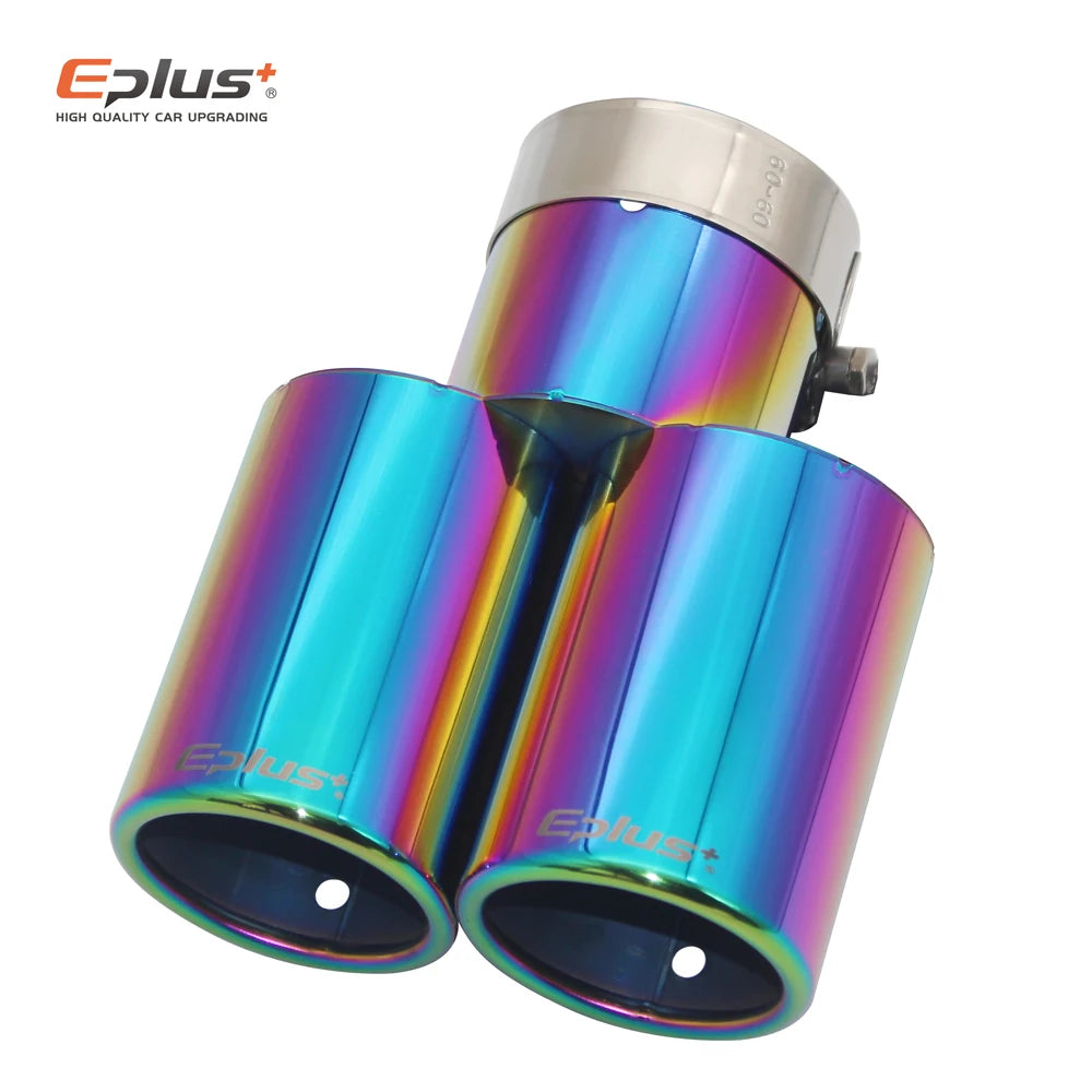 EPLUS Car Styling Muffler Exhaust Tail Pipe Tip - JustUsRacers
