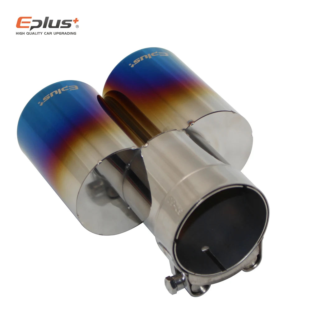 EPLUS Car Styling Muffler Exhaust Tail Pipe Tip - JustUsRacers