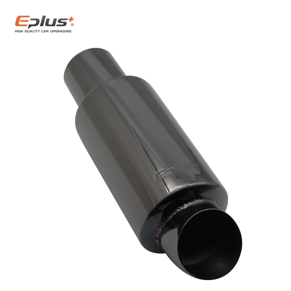 EPLUS Universal Stainless Steel Exhaust Muffler Tail Pipe Tip - JustUsRacers
