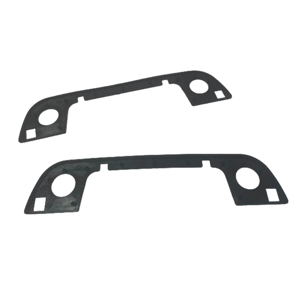 Four black exterior BMW E36 door handle gaskets. Replacement set for effective sealing.