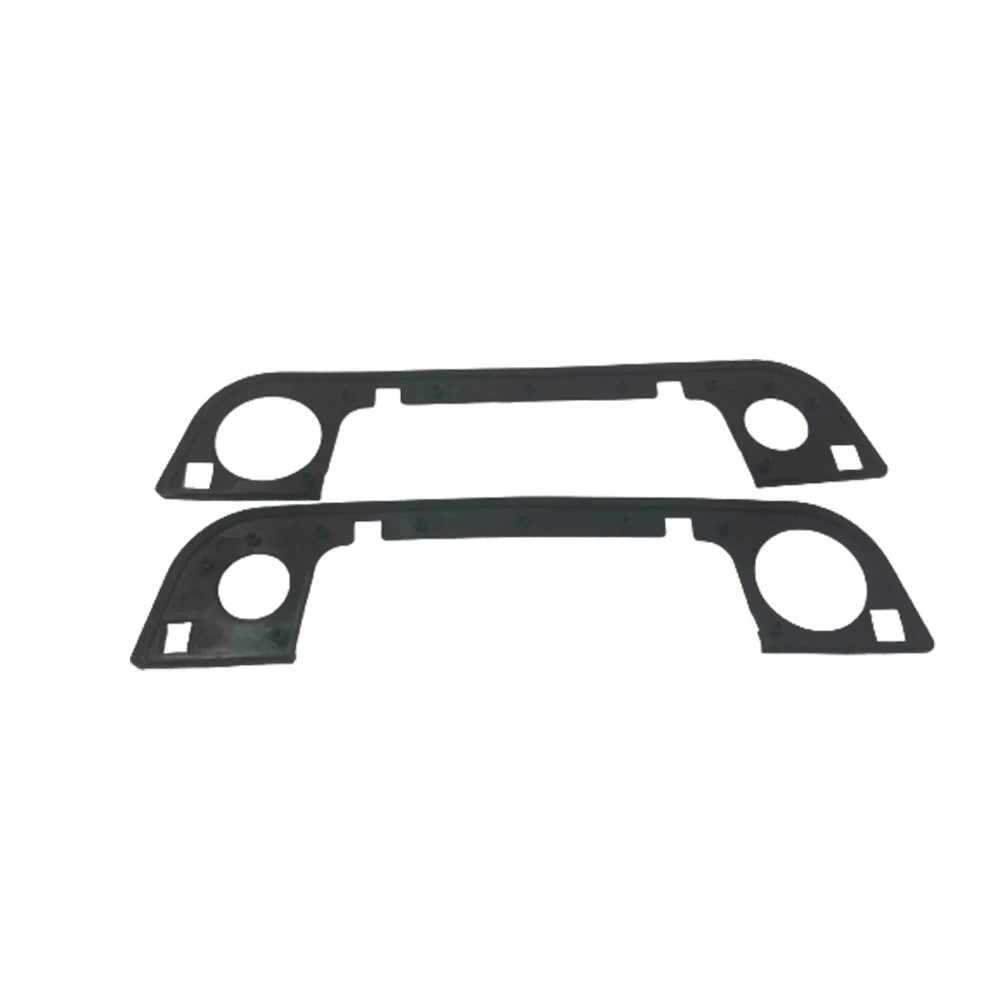 Four black door handle gaskets for BMW E36 exterior use.