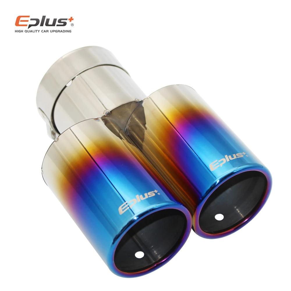 EPLUS Car Styling Muffler Exhaust Tail Pipe Tip - JustUsRacers