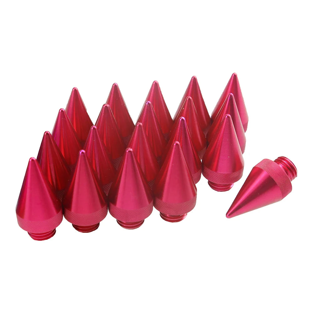 Red racing-style lug nuts (20pc/set)