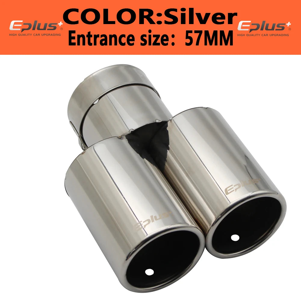 EPLUS Car Styling Muffler Exhaust Tail Pipe Tip - JustUsRacers