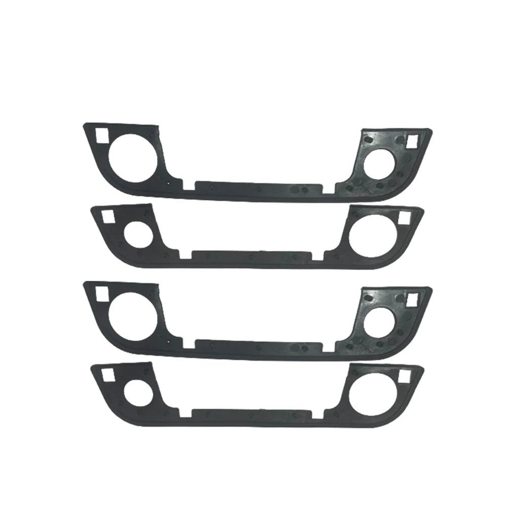 BMW E36 door handle gasket set (exterior seals, 4pcs) - Replacements for front bumper mounts.
