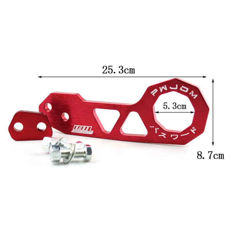 "Aluminum Rear Tow Hook for Honda Civic (RS-TH004) - Red"