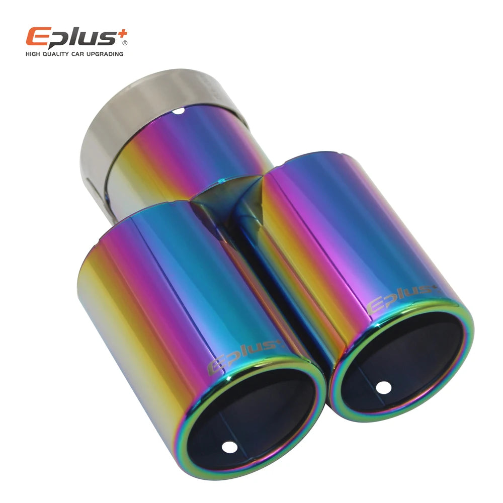 EPLUS Car Styling Muffler Exhaust Tail Pipe Tip - JustUsRacers