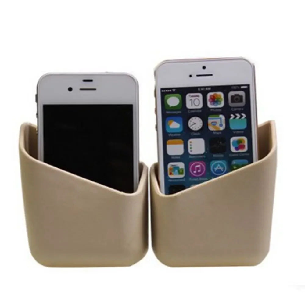 White background: 2-piece phone accessory set—IC card holder + cigarette-style case. Compatible with SIM/microSD cards. Car-f