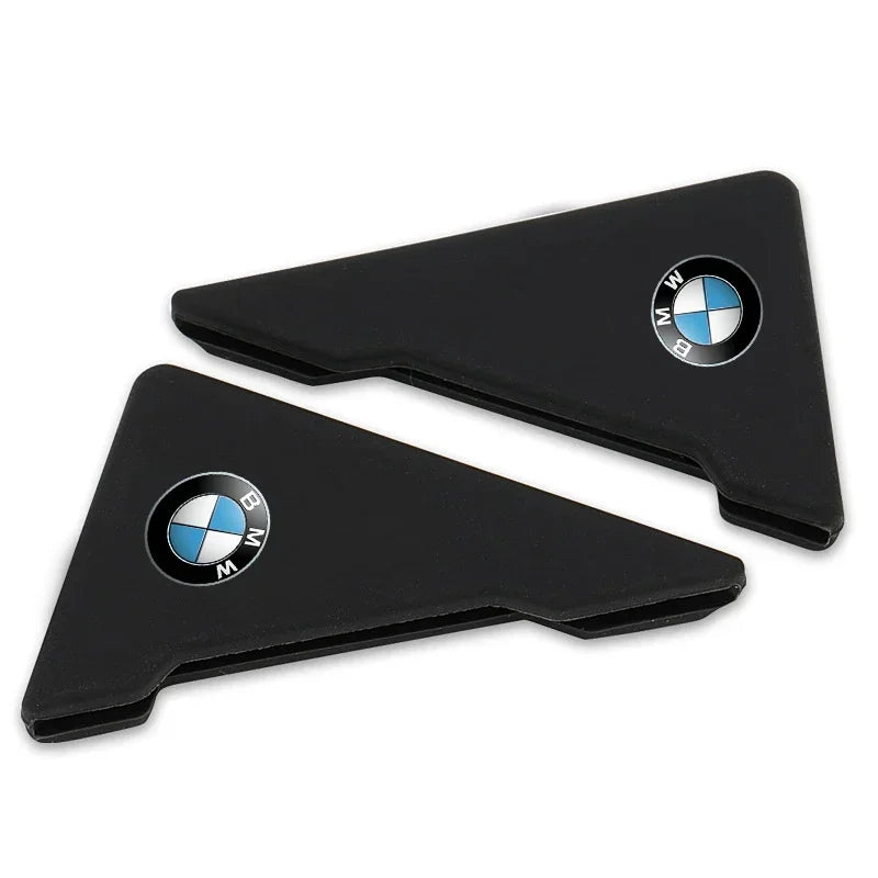 "2 BMW M door corner guards with BMW logo: Silicone anti-collision covers forBMW M vehicles."