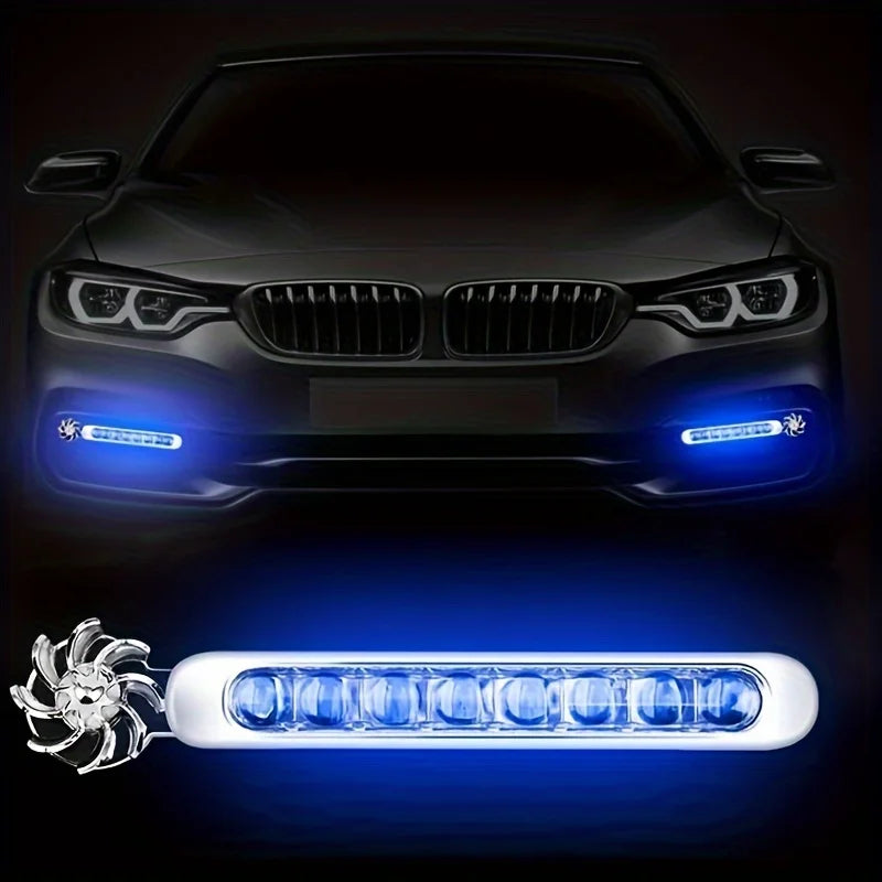 'BMW-style LED net light for automotive/events. Python-controlled wind energy system. Fits E46/E36/F30 models.'