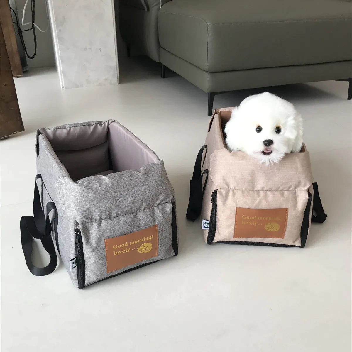 Dog Car Seat for Small Dogs and Cats - JustUsRacers