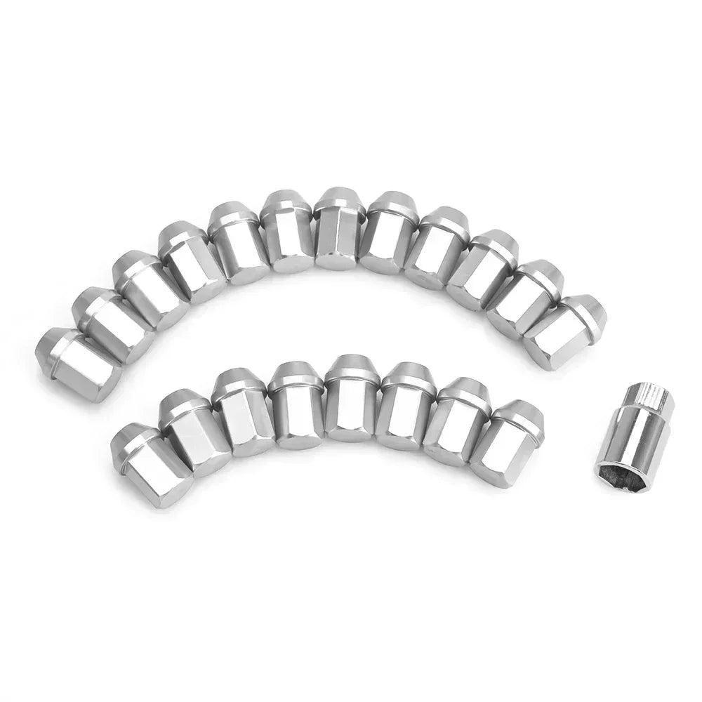 Car Anti-Theft 6061 Aluminum Alloy Wheel Lock Nuts - JustUsRacers