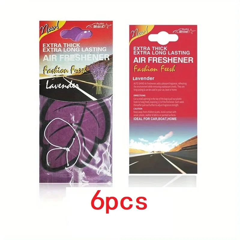 Car Air Freshener Natural Scented Tea Paper (3–60pcs) - JustUsRacers