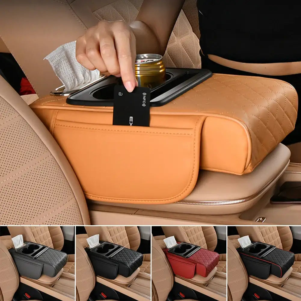 High-Quality Car Armrest Cover with Memory Cotton - JustUsRacers