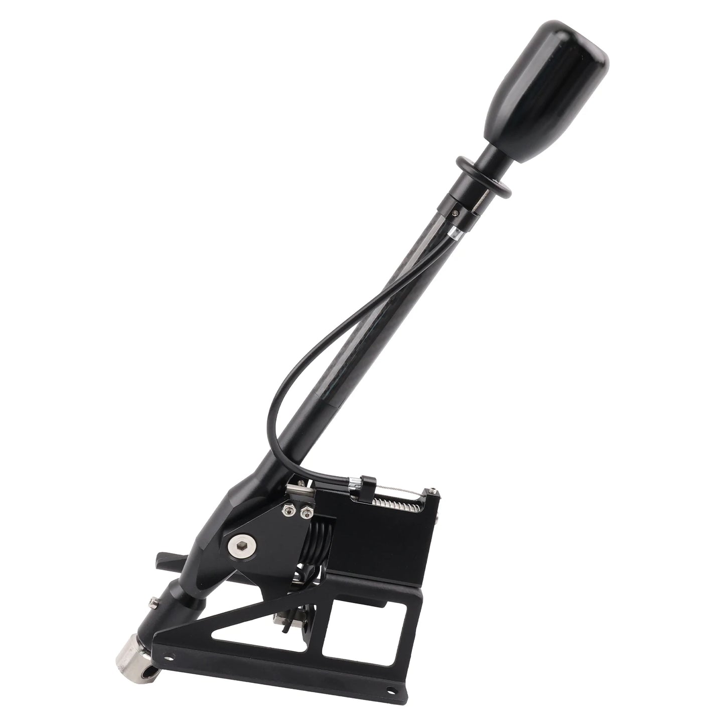 BMW E36/E46 short shifter box in sleek black and silver finish.