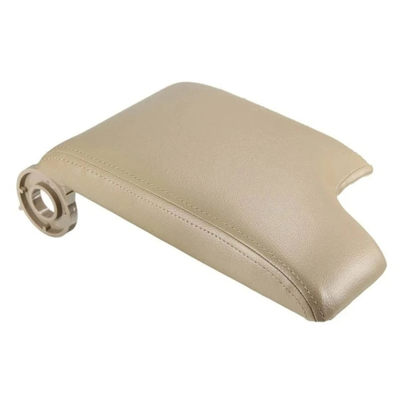1Pcs Leather Armrest with Plastic Plate for BMW E46 3 Series 1999-2005 Left Hand Drive Beige - JustUsRacers