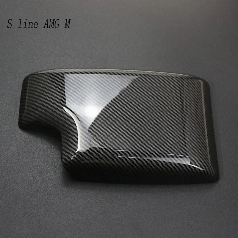Car styling For BMW 3 Series E46 1998-2004 Carbon fiber Center Console Stowing Tidying Armrest box protect sticker cover Trim - JustUsRacers