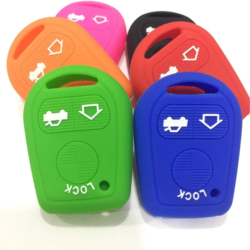 Silicone Rubber Car Key Fob Cover for BMW (Old 3-Button Remotes) - JustUsRacers