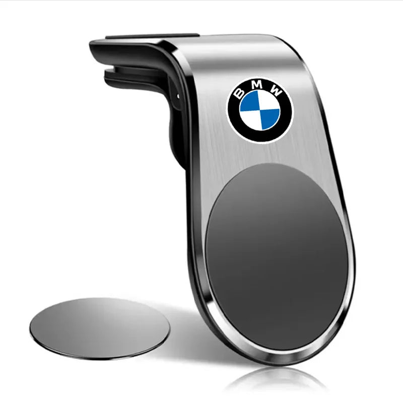 "BMW E36, E46, E39 cars: Magnetic phone mount for secure hands-free use."