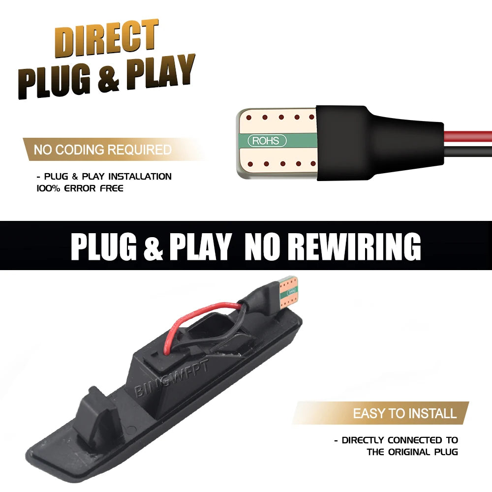 BMW E36 LED Dynamic Side Marker Turn Signals - Replace conventional bulbs with these sleek, energy-efficient LED turn signals