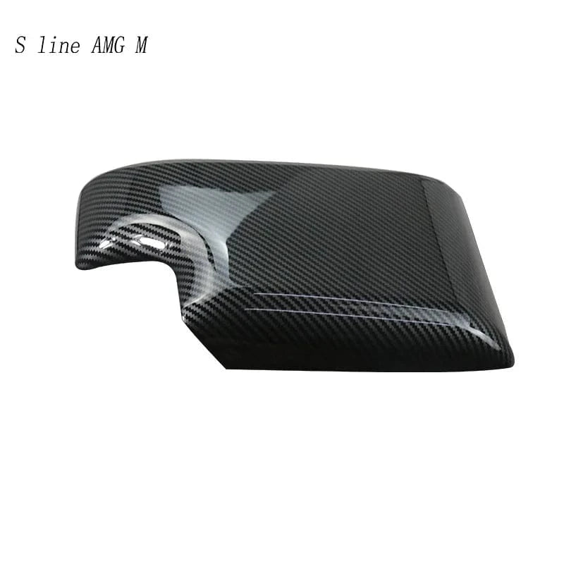 Car styling For BMW 3 Series E46 1998-2004 Carbon fiber Center Console Stowing Tidying Armrest box protect sticker cover Trim - JustUsRacers