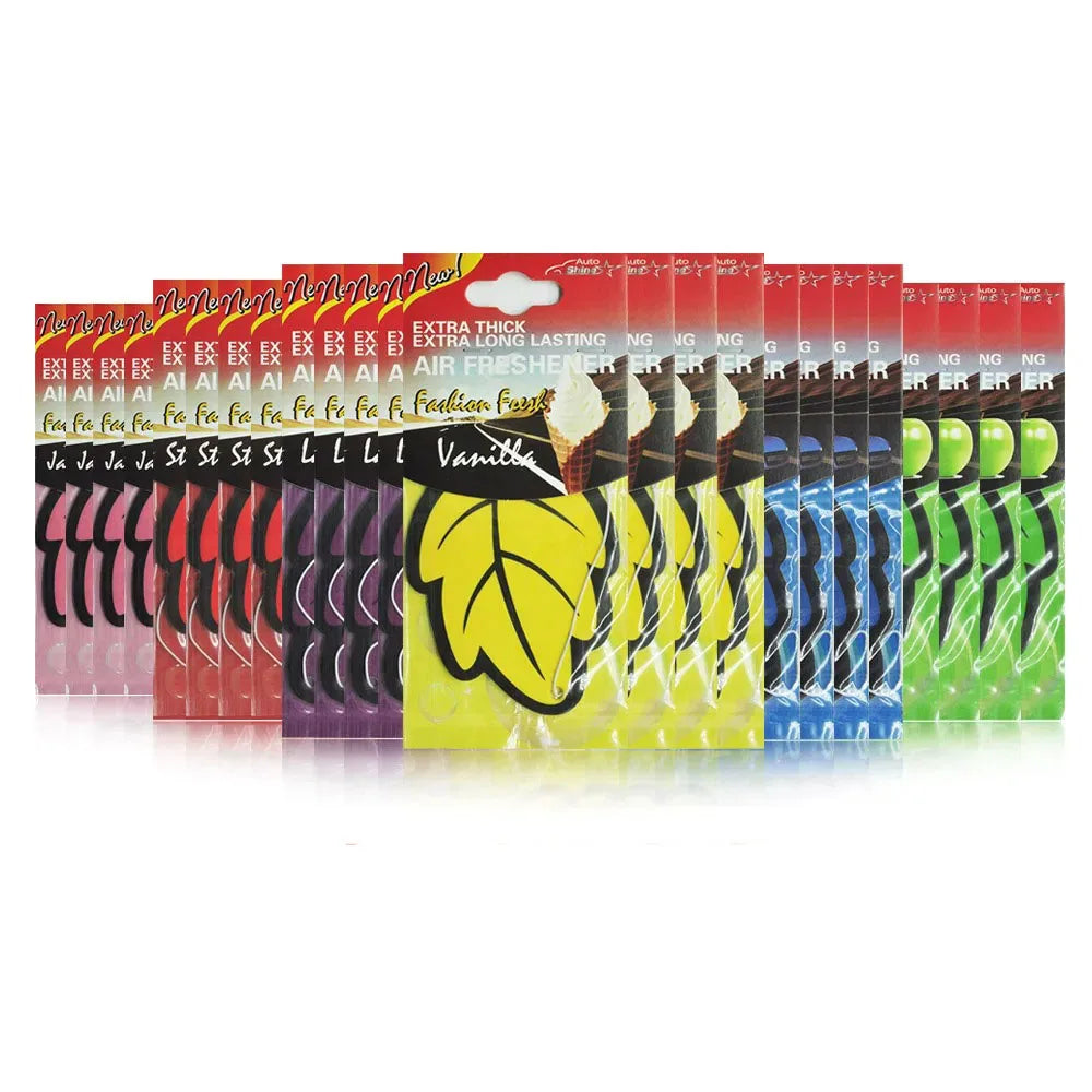 Car Air Freshener Natural Scented Tea Paper (3–60pcs) - JustUsRacers