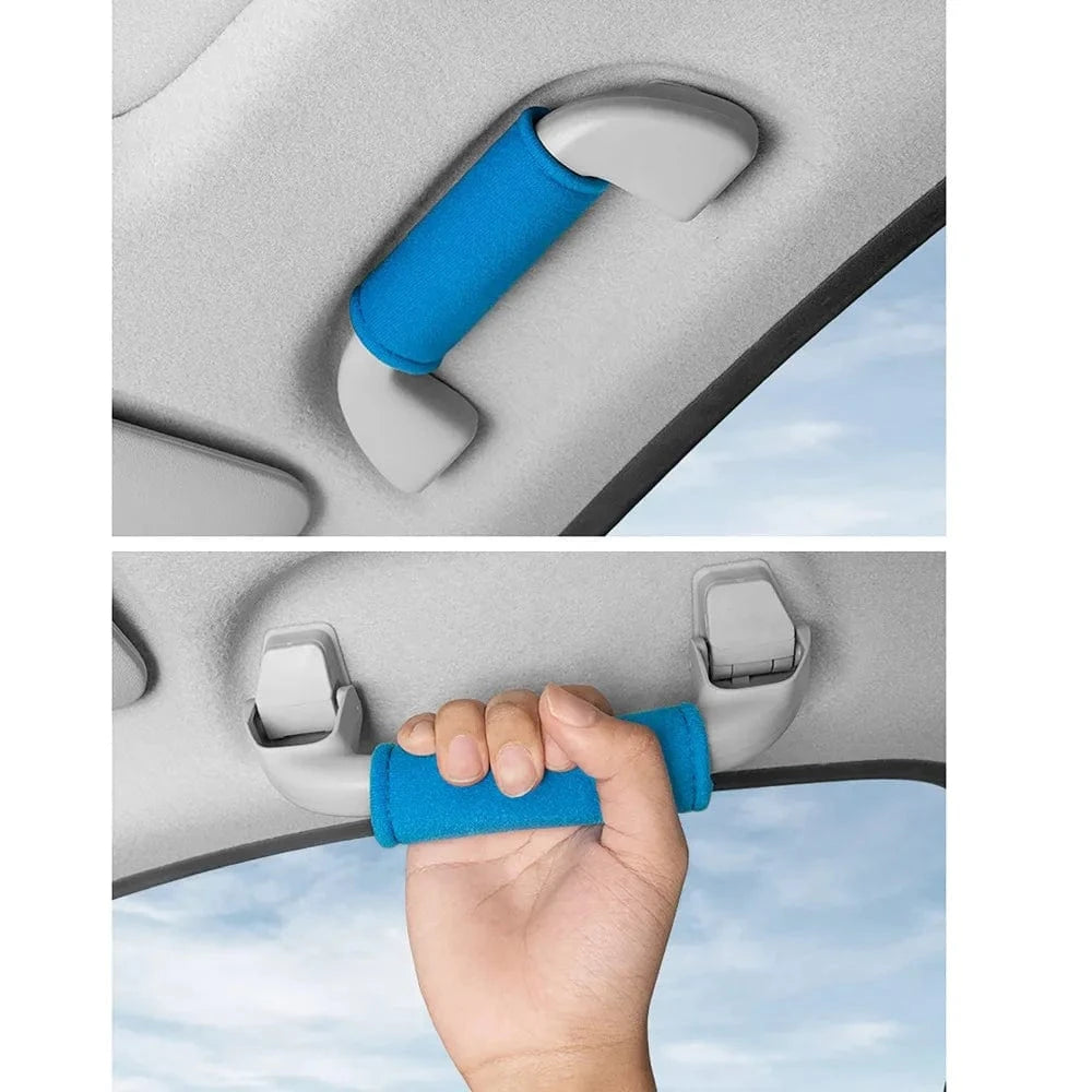 Soft Plush Car Roof Armrest and Handle Protector Cover - JustUsRacers