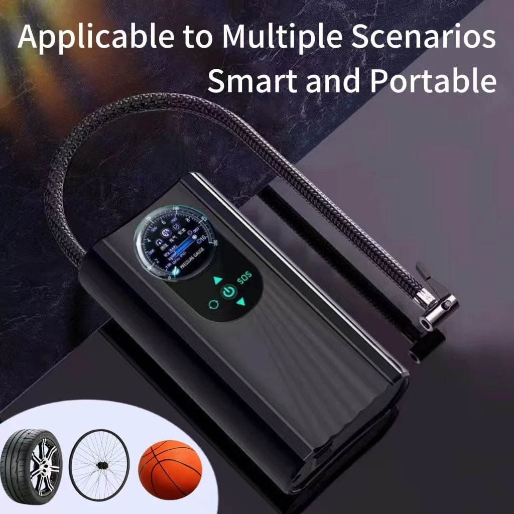 Portable Inflatable Air Pump Car Tire Inflator - JustUsRacers