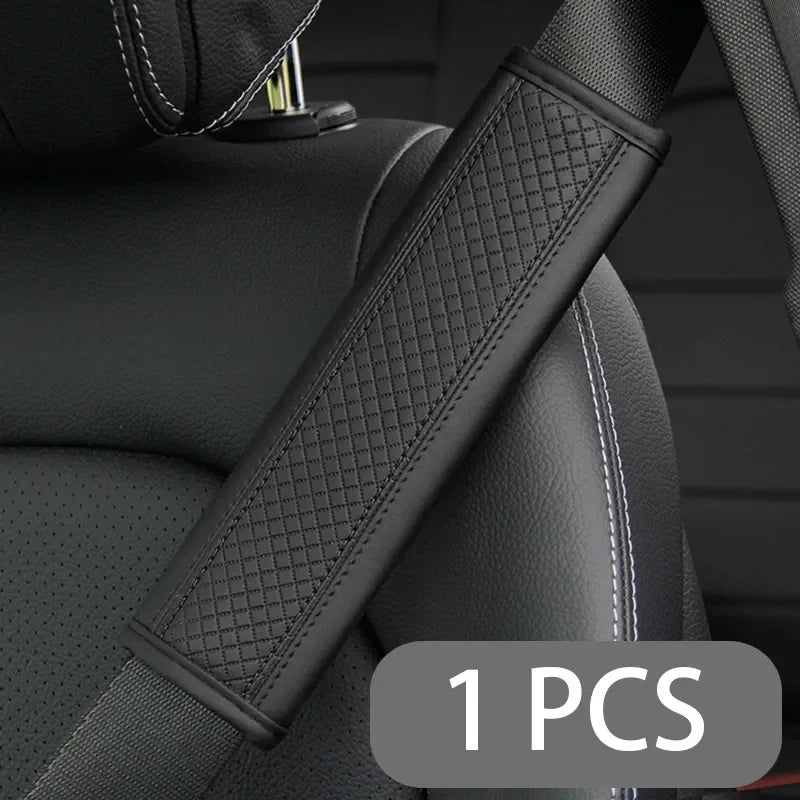 PU Leather Safety Belt Shoulder Cover - JustUsRacers