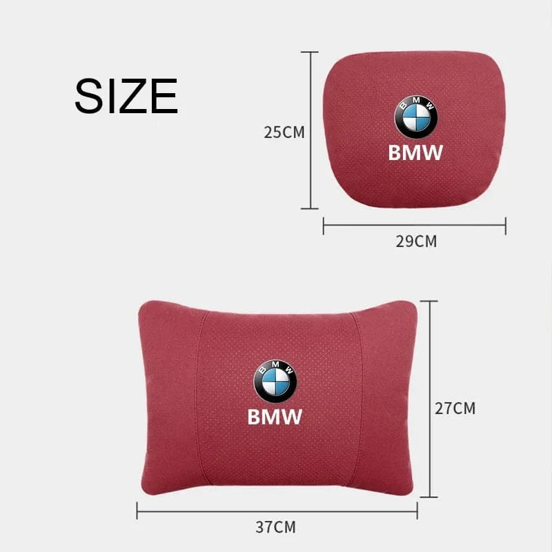 Car Headrest Waist Rest for BMW 1, 3, 5 Series, X1, X3, X5 (Various Models) - JustUsRacers