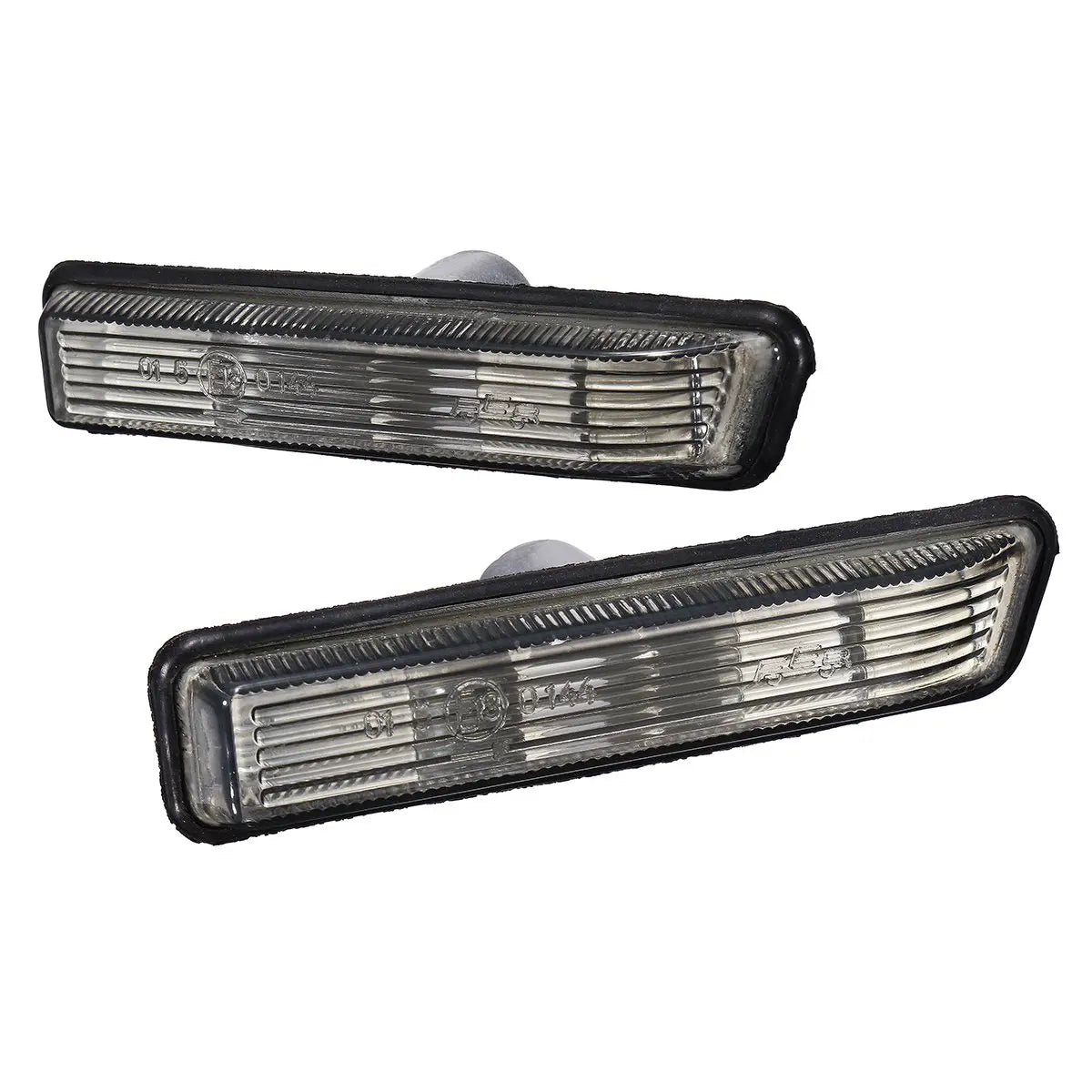 Sleek and modern pair of black LED desk lamps, perfectly suited for brightening up your workspace or home office. Illuminated work surface enhances focus and productivity while reducing eye strain in low-light conditions. Black finish complements any decor.