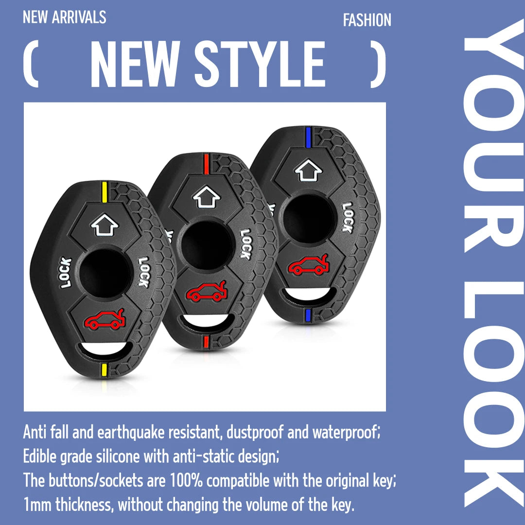 Silicone Remote Key Case for BMW (Multiple Series) - JustUsRacers