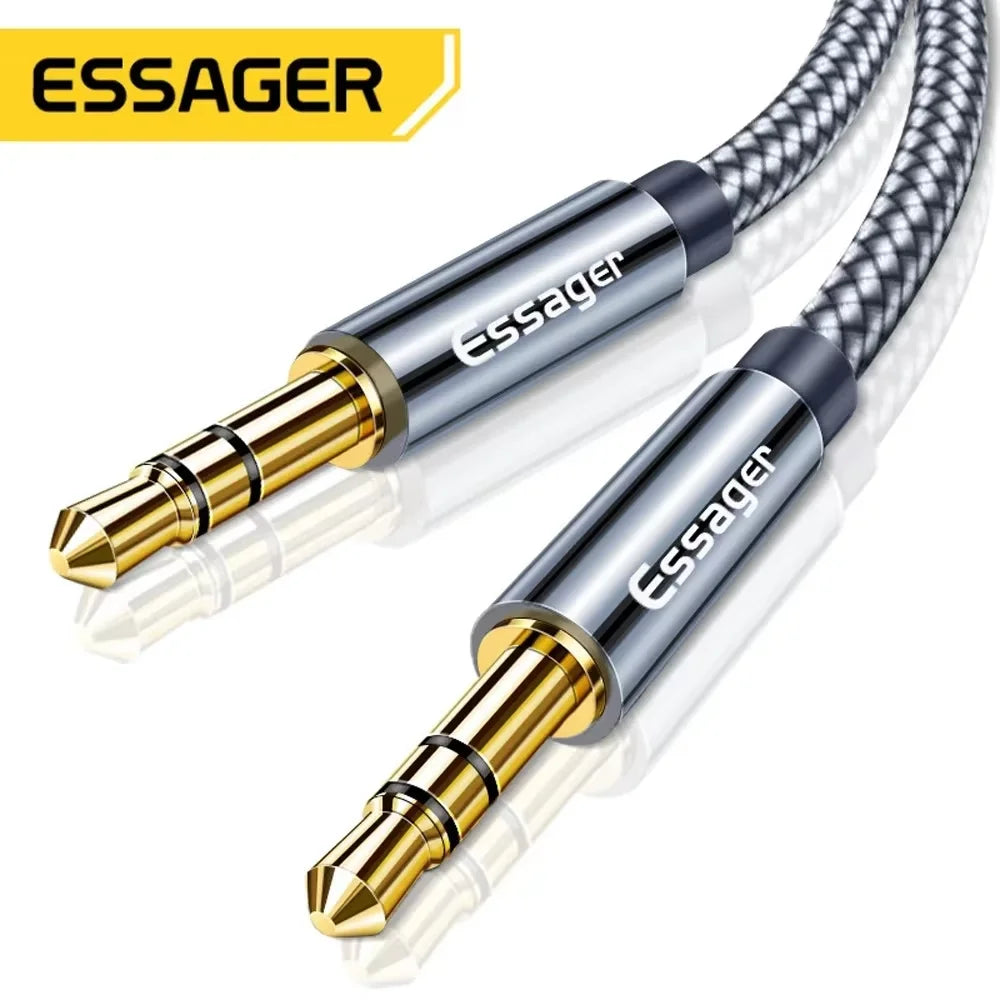 Essager 3.5mm Aux Cable for Car and Headphones - JustUsRacers