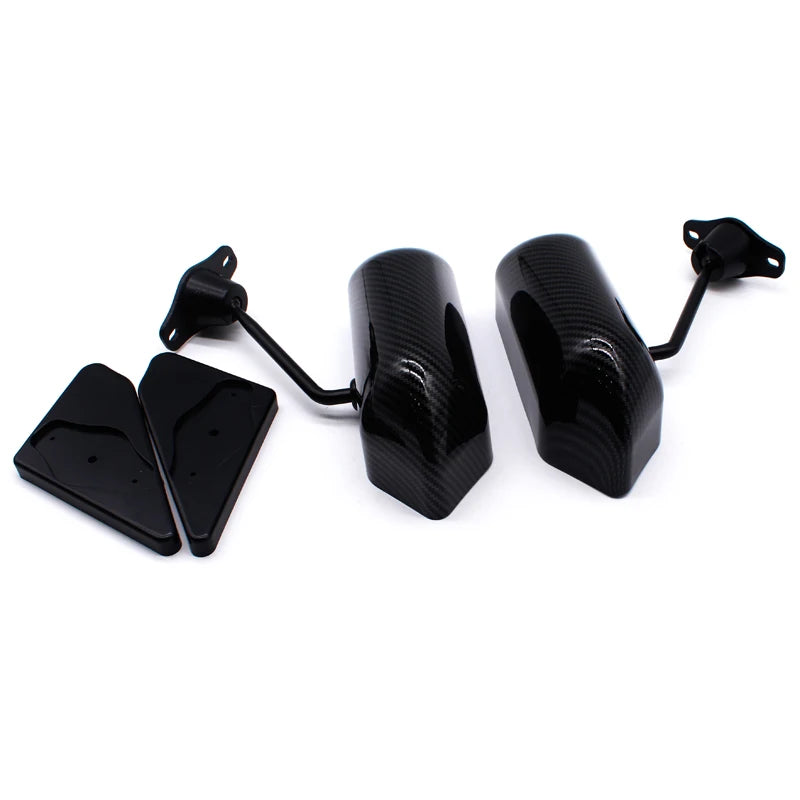DEFT Universal F1 Style Carbon Fiber Car Rearview Mirror - JustUsRacers