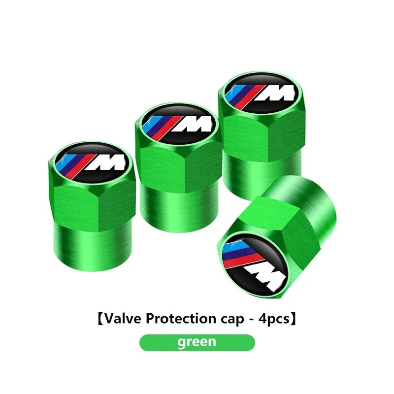 Four pieces of adhesive green tape, ideal for automotive repairs or DIY projects. Suitable for various surfaces. Quantity: 4 rolls.