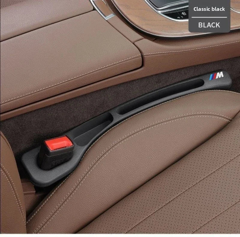 Two BMW universal fit seat gap fillers. Made of genuine BMW leather for a perfect match to your vehicle's interior.