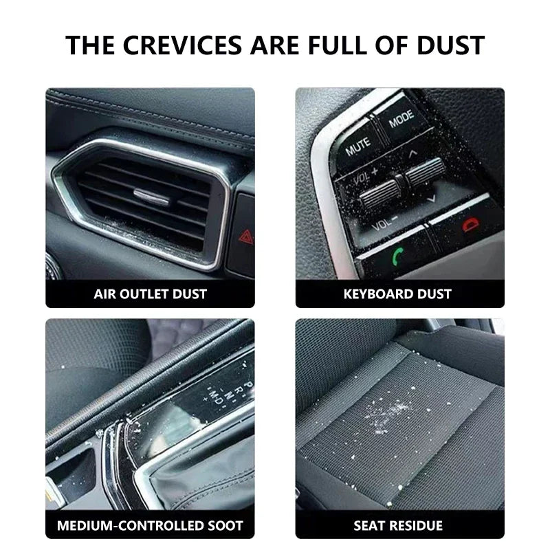 "BMW E36, E39, E46 car interior brush for removing dust from air vents."