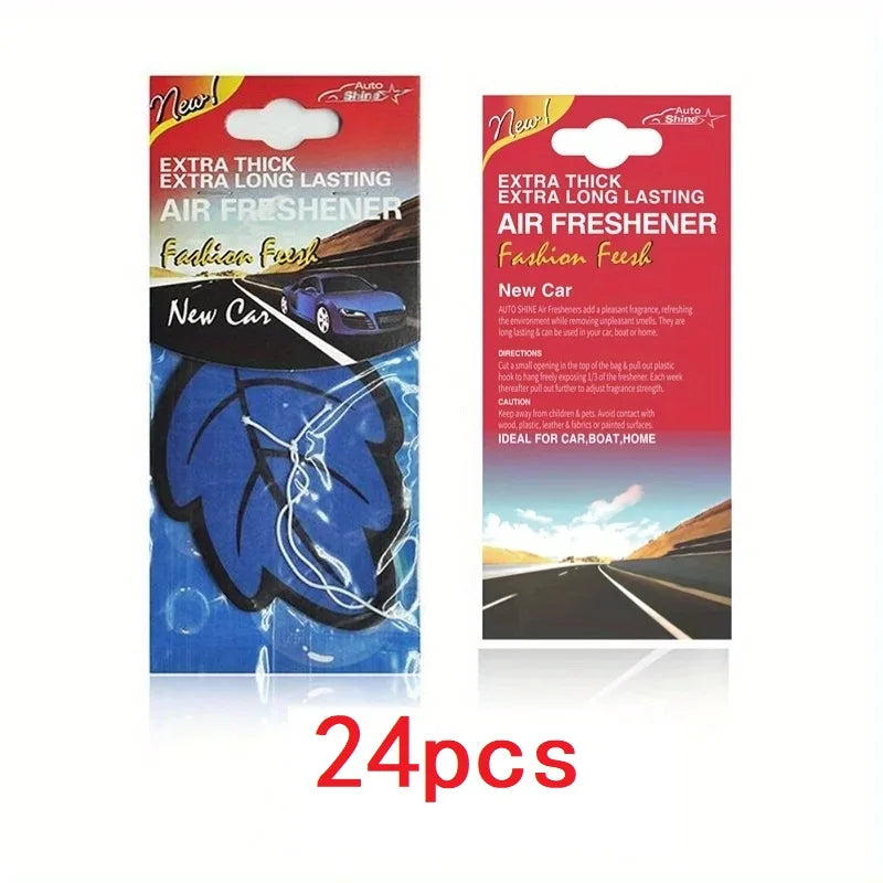 Car Air Freshener Natural Scented Tea Paper (3–60pcs) - JustUsRacers