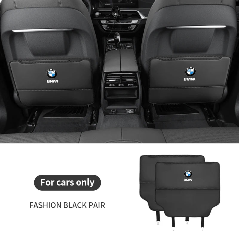 Seat Back Kick Pad with Storage Bag for BMW E36 E46 models. Enhances comfort and provides additional storage.