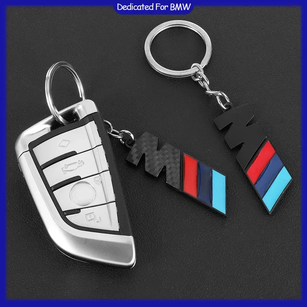 BMW M Logo Metal Keychain: Authentic BMW emblem for E36, E39, and E46 models.